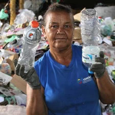 Waste picker in Belo Horizonte, Brazil