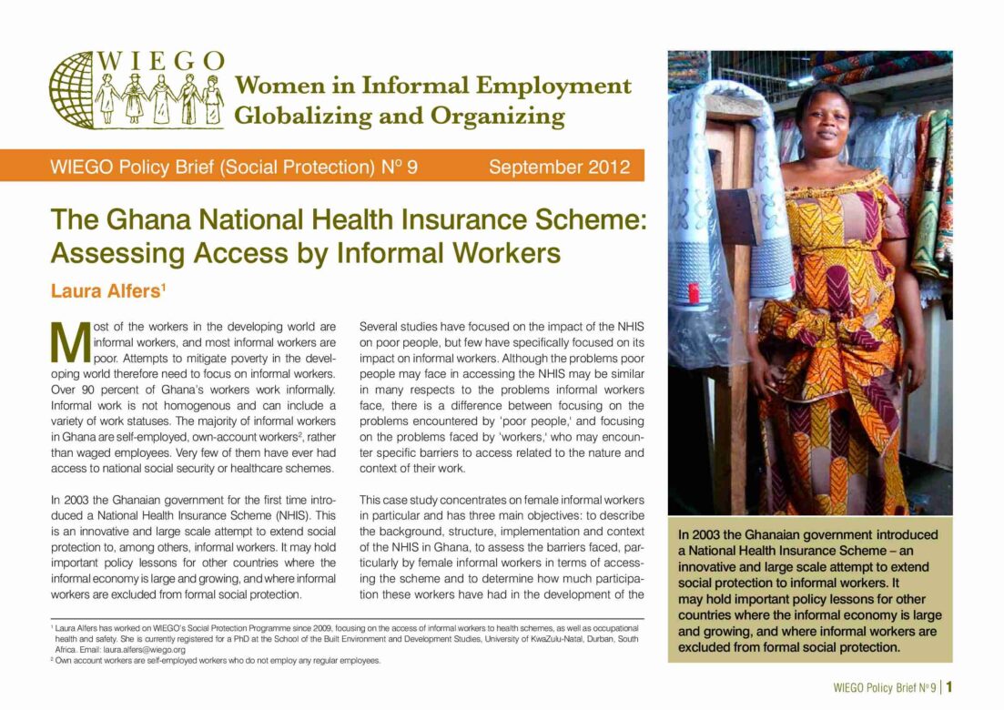 The Ghana National Health Insurance Scheme: Assessing Access by ...