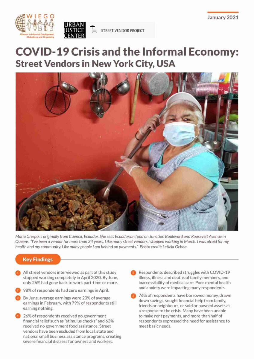 COVID-19 Crisis and the Informal Economy: Street Vendors in New York ...
